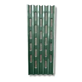 Front face of a green Air modular acoustic barrier cassette
